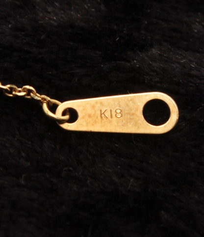 美品 ネックレス K18 パール 8.6mm レディース