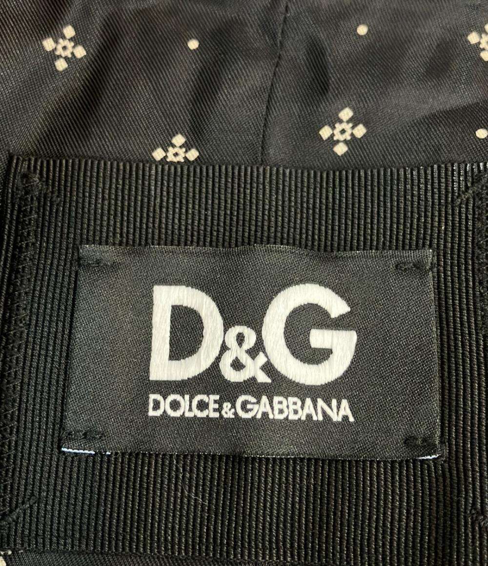 DOLCE&GABBANA レザージャケット ラムスキン ボンバージャケット インポート RB0842 レディース SIZE 54 (XXL) ドルチェアンドガッバーナ