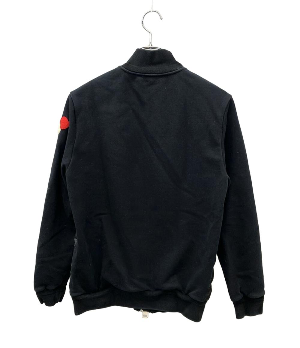 MONCLER ダウンジャケット ハイネック 軽量ナイロン スウェット 切替 MAGLIA CARDIGAN C10918405500 メンズ SIZE L モンクレール