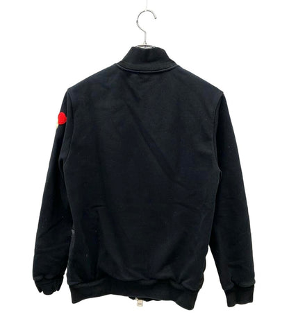 MONCLER ダウンジャケット ハイネック 軽量ナイロン スウェット 切替 MAGLIA CARDIGAN C10918405500 メンズ SIZE L モンクレール