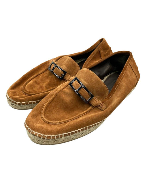 Sergio Rossi ローファー スエード エスパドリーユ メンズ SIZE UK 9