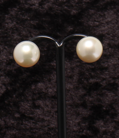 美品 ピアス K18 パール11.5mm レディース