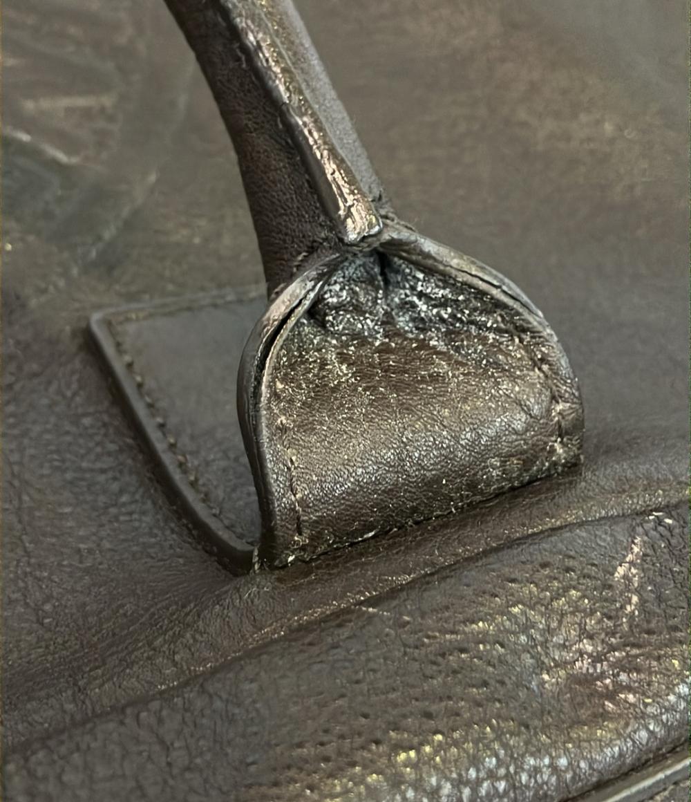 HUNTING WORLD トートバッグ ロゴ レザー メンズ ハンティングワールド