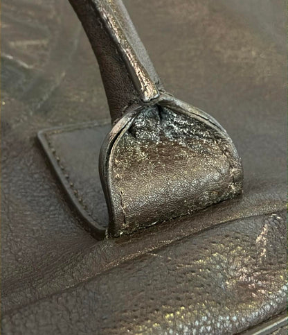 HUNTING WORLD トートバッグ ロゴ レザー メンズ ハンティングワールド