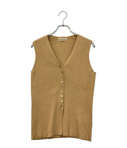 美品 コンテ リブニットベスト レディース CONTE