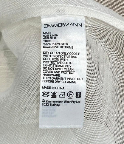 ZIMMERMANN 長袖 ブラウス インナーキャミ付き レディース SIZE 4 ジマーマン