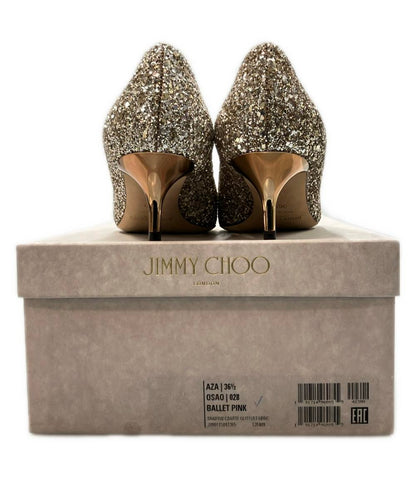 Jimmy Choo ポインテッドトゥグリッターパンプス AZA レディース SIZE 36 1/2 (23.5cm) ジミーチュウ