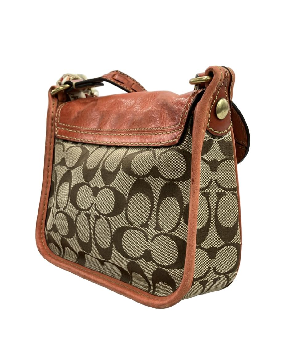 COACH ショルダーバッグ 斜め掛け キャンバスレザー シグネチャー 11593 レディース コーチ