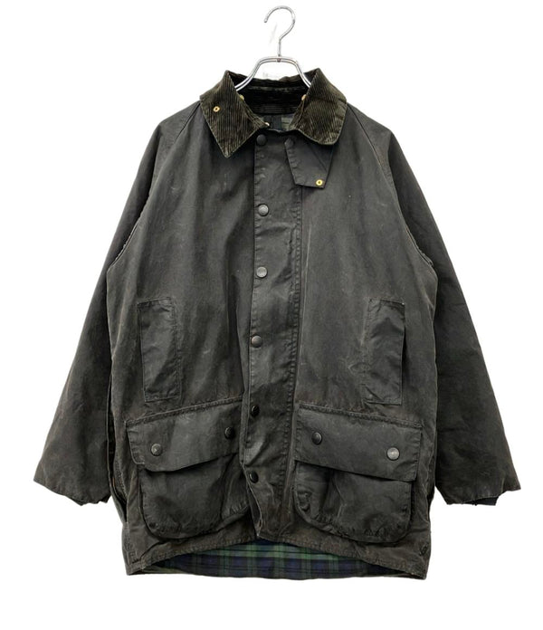 訳あり Barbour オイルジャケット 襟コーデュロイ 00078430610132