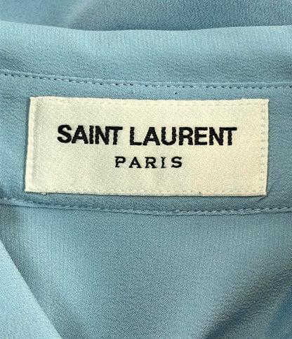 SAINT LAURENT 長袖 シルクシャツ メンズ SIZE 36 サンローラン