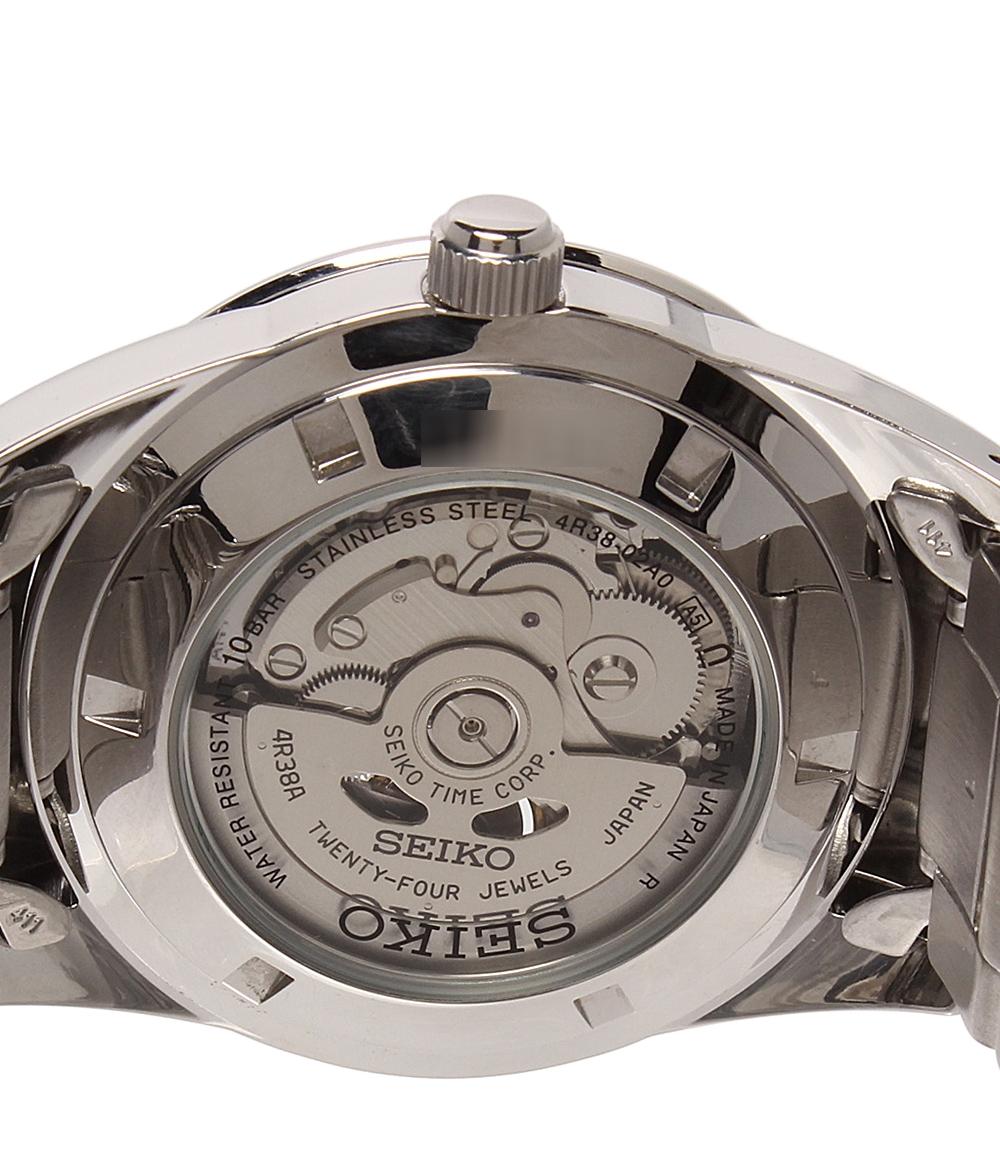 SEIKO 腕時計 自動巻き ネイビー 4R38-02A0 メンズ セイコー – Rehello  