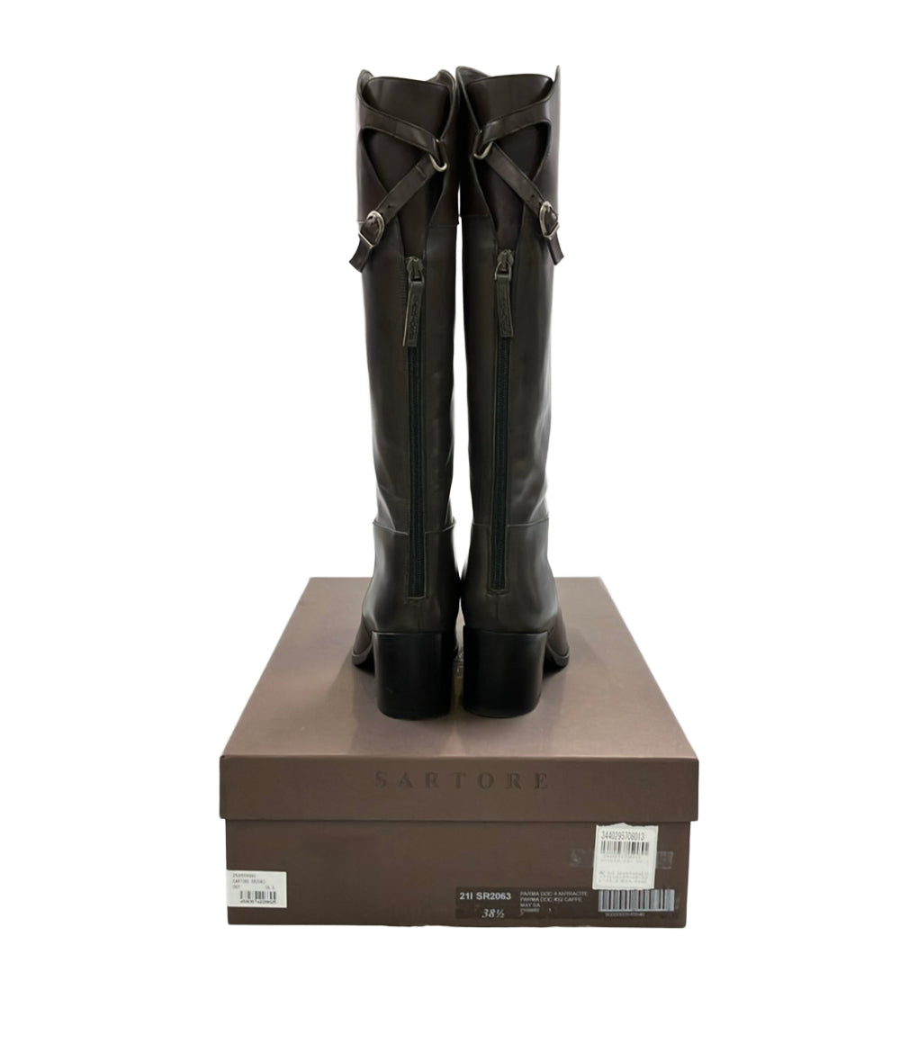 SARTORE ジョッキーブーツ レディース SIZE 38 1/2 サルトル
