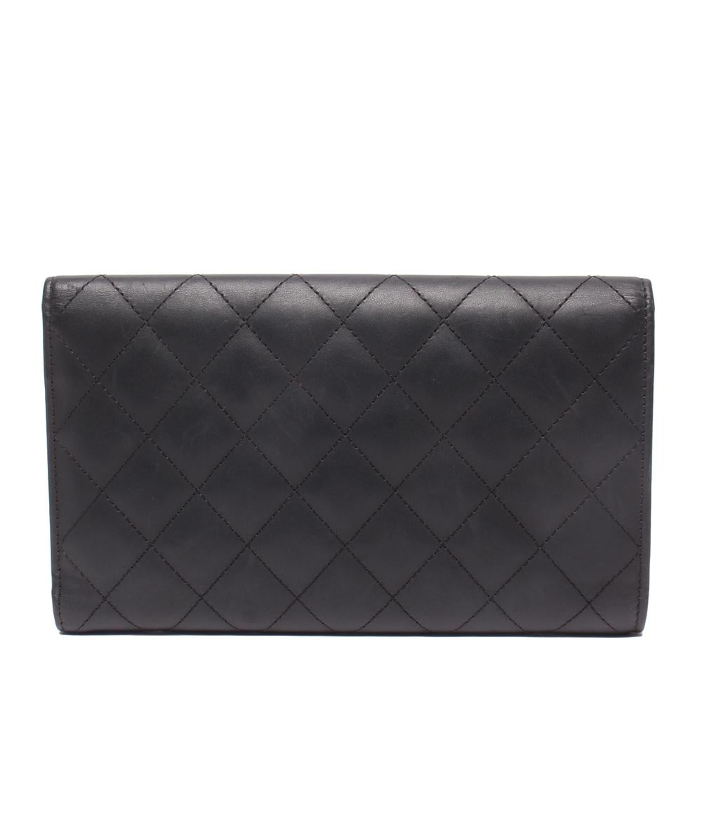CHANEL 三つ折り長財布 カンボンライン ココマーク レディース シャネル