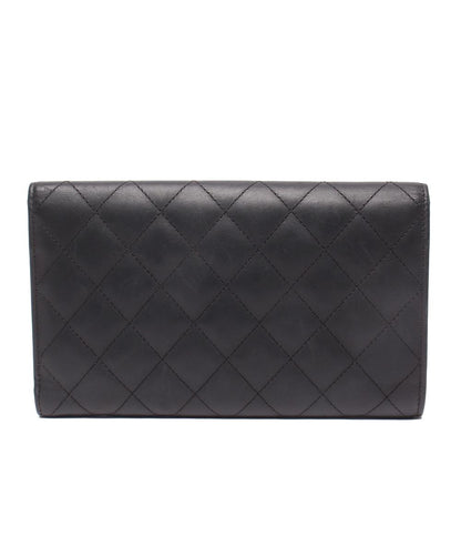 CHANEL 三つ折り長財布 カンボンライン ココマーク レディース シャネル