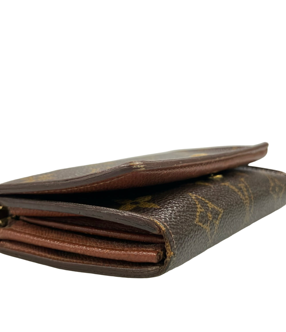 ルイ・ヴィトン 二つ折り財布 ポルトフォイユ トレゾール モノグラム M61736 レディース メンズ LOUIS VUITTON LOUIS VUITTON 二つ折り財布 ポルトフォイユ トレゾール モノグラム