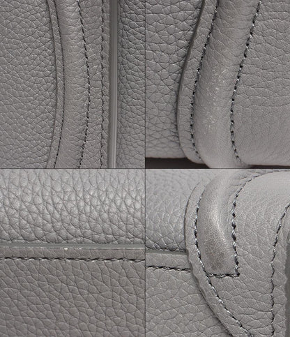 セリーヌ 2way レザー ハンドバッグ ゴールド金具 ラゲージ ナノ ショッパー コール レディース CELINE