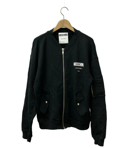 美品 モスキーノ ジップアップスウェット レディース SIZE 50 (XL) MOSCHINO