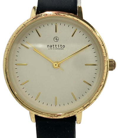 ③-168  602　腕時計 nattito クオーツ シルバー y レディース nattito