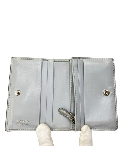 PRADA く 二つ折り財布 レザー レディース プラダ
