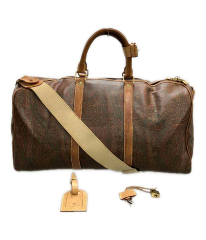 エトロ ボストンバッグ ショルダーバッグ 2WAY 斜め掛け ペイズリー柄 レディース ETRO