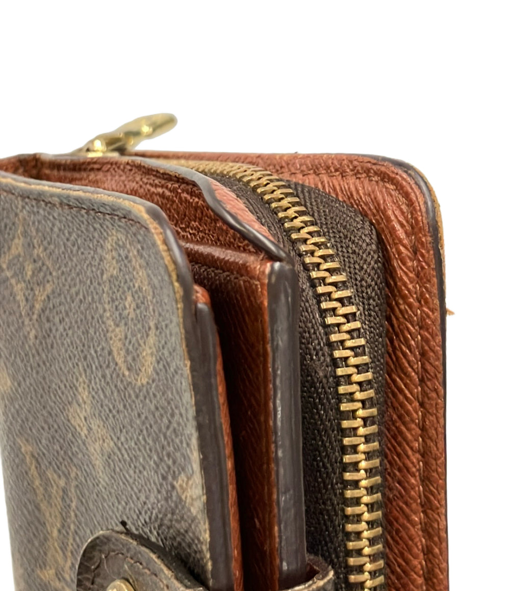LOUIS VUITTON 二つ折り財布 コンパクトジップ モノグラム M61667 レディース ルイ・ヴィトン