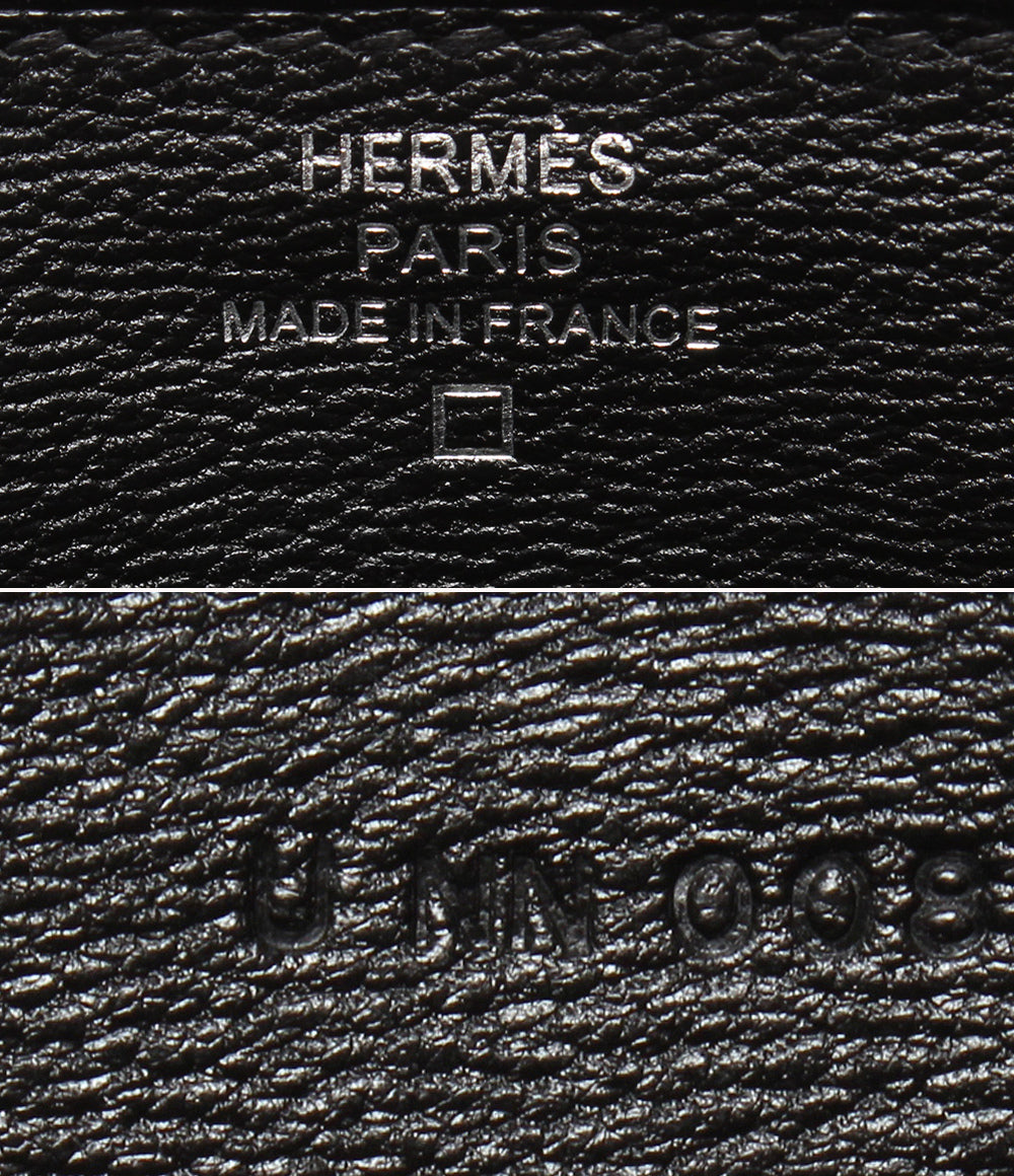 HERMES ラウンドファスナー長財布 クロコダイル アリゲーター シルバー金具 U刻印 アザップ ロング クラシック レディース メンズ エルメス