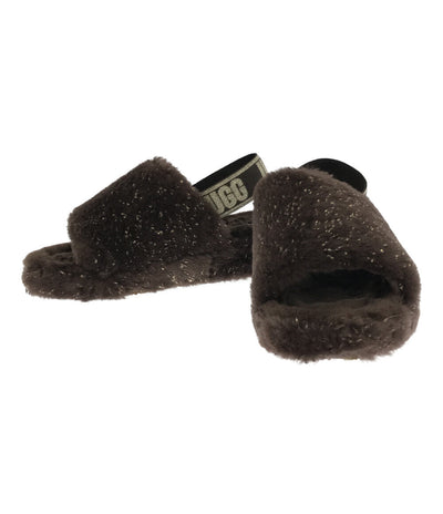 アグ  厚底ボアサンダル FLUFF YEAH METALLIC SPARKLE    1125232 レディース SIZE 23 (M) UGG