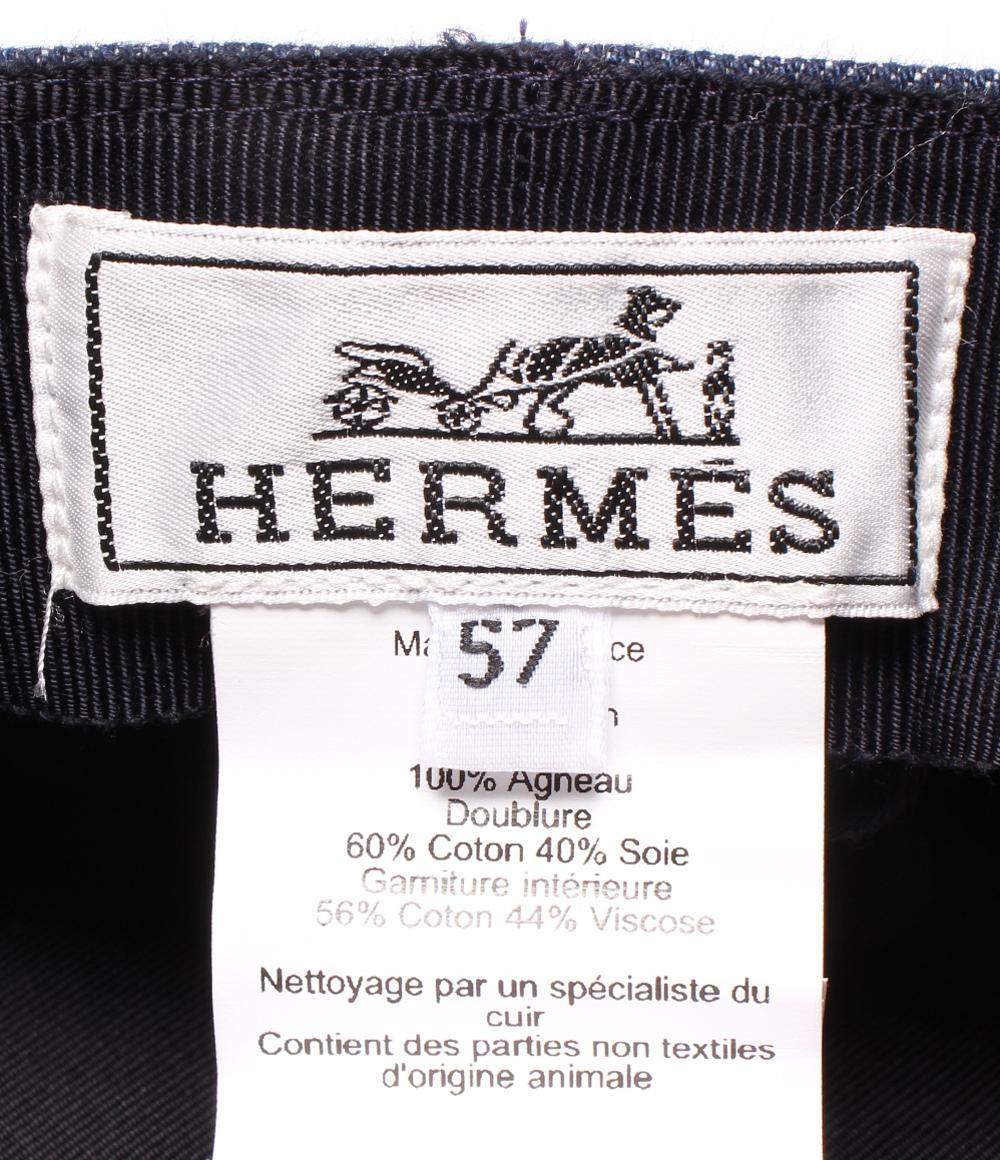 エルメス キャスケット ウォーバン レディース SIZE 57 HERMES