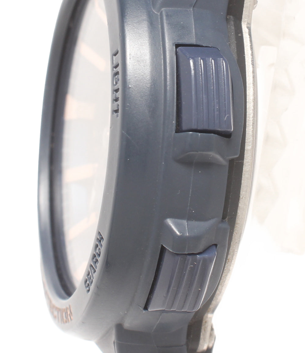 美品 CASIO 腕時計 ソーラー電波 Baby-G ソーラー ネイビー BGA-2510 レディース カシオ