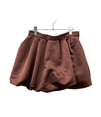 THE TOE ショートパンツ かぼちゃパンツ  ブラウン TT24521141 レディース SIZE Ｍ ザトゥー