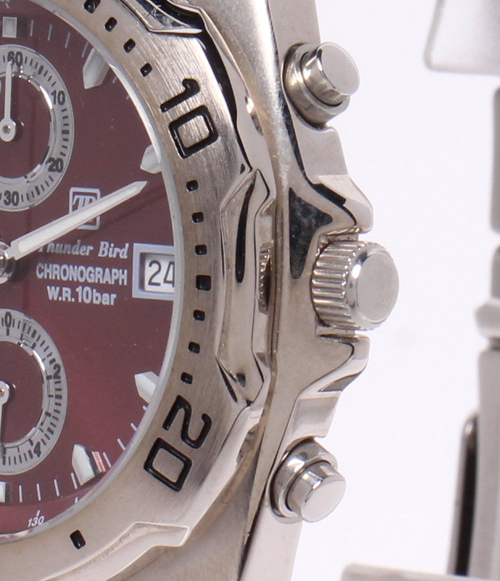 CITIZEN 腕時計 サンダーバード Thunder Bird クオーツ レッド メンズ シチズン
