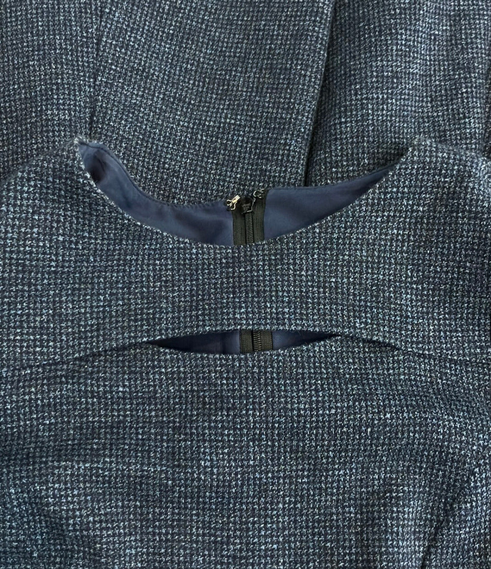 ANAYI 長袖 パターンジャージースリットワンピース レディース SIZE 34 アナイ