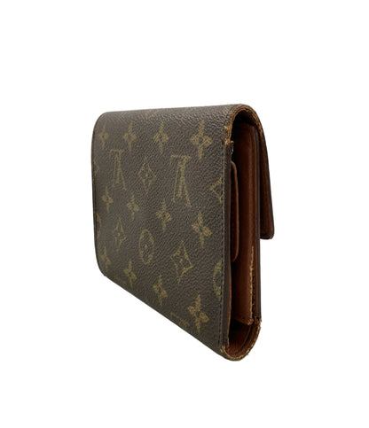 訳あり LOUIS VUITTON 三つ折り財布 ポルトトレゾール エテュイ パピエ モノグラム M61202 レディース メンズ ルイ・ヴィトン