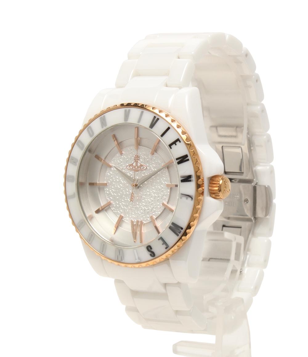 美品 Vivienne Westwood 腕時計 クオーツ VV048RSWH メンズ 