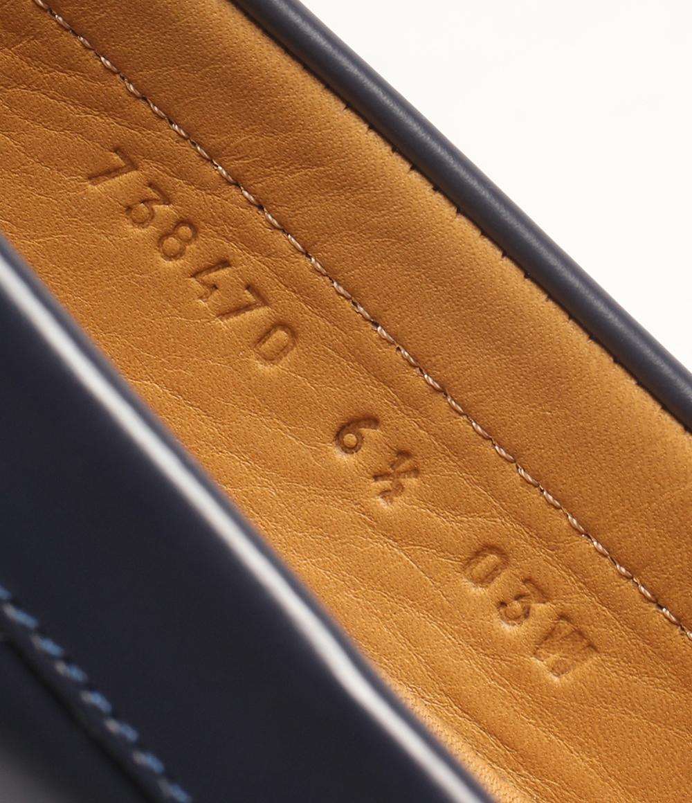 美品 GUCCI ローファー インターロッキング 738470 メンズ SIZE 6 1/2 (25.5cm) グッチ