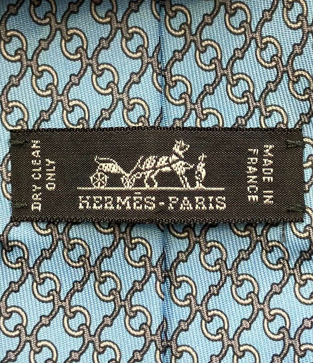 HERMES ネクタイ シルク100% メンズ エルメス