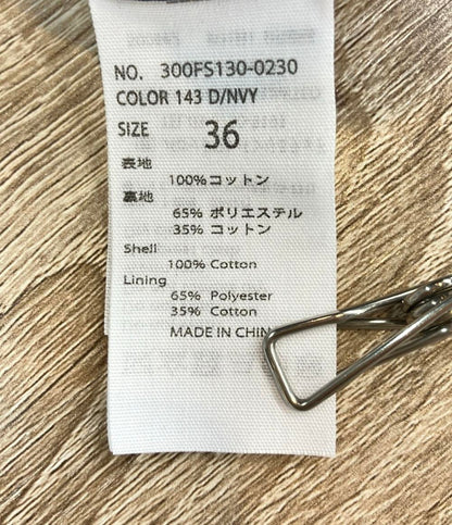 ENFOLD ステンカラーコート COTTON DOUBLE ステンカラーBOX COAT 300FS130-0230 レディース SIZE 36 (S) エンフォルド