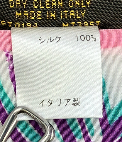 美品 LOUIS VUITTON スカーフ シルク100% バンドー フラワー M73957 レディース ルイ・ヴィトン