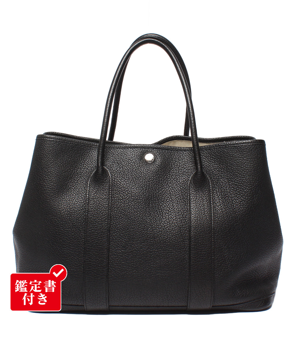 HERMES トートバッグ □Q刻印 シルバー金具 トリヨンクレマン素 ガーデンパーティ PM レディース エルメス