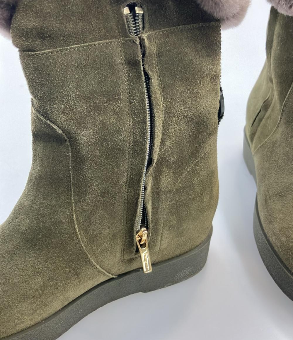 Salvatore Ferragamo ムートンブーツ レディース SIZE 6 M サルヴァトーレフェラガモ