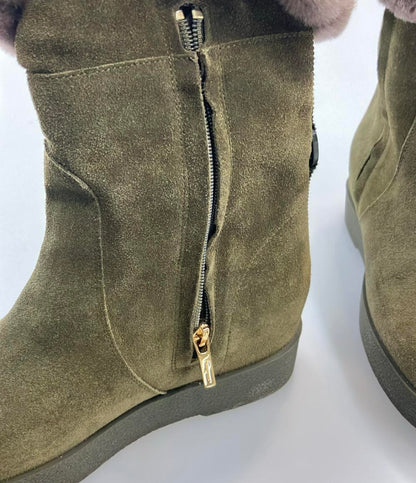 Salvatore Ferragamo ムートンブーツ レディース SIZE 6 M サルヴァトーレフェラガモ