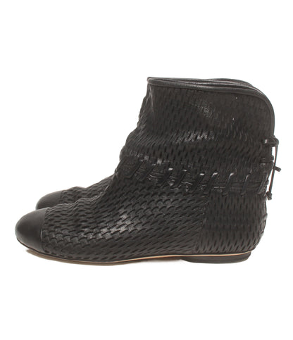CHANEL ショートブーツ レディース SIZE 37 1/2 シャネル
