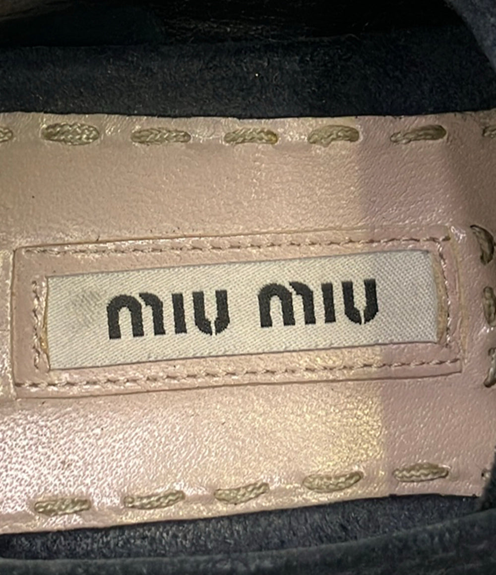 Miu Miu エスパドリーユ レースアップスニーカー 厚底 レディース SIZE 36 (23cm) ミュウ ミュウ