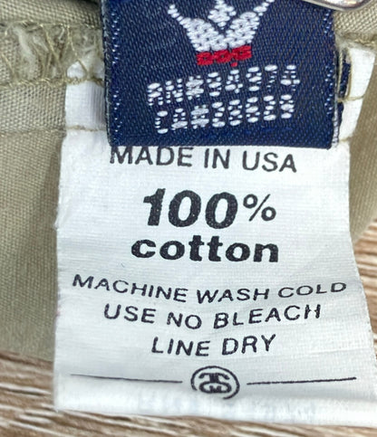 STUSSY 半袖シャツ 開襟 90s USA製 ストリート メンズ SIZE L ステューシー