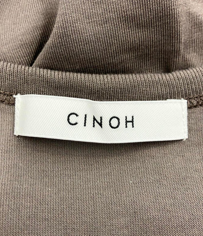 美品 チノ 袖スリット半袖Tシャツ レディース SIZE 38 (S) CINOH