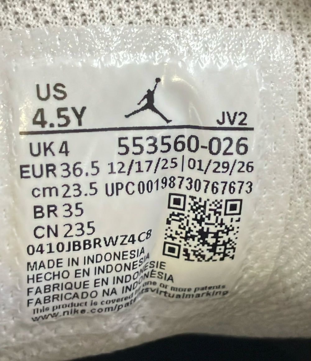美品 NIKE ローカットスニーカー air jordan 1 low GS 553560-026 レディース SIZE 23.5 ナイキ