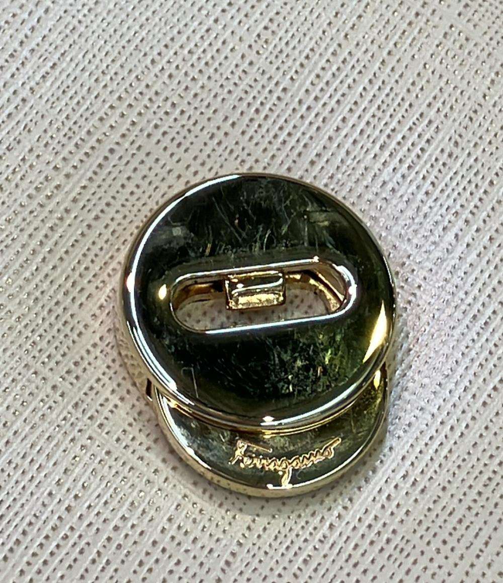 Salvatore Ferragamo チェーンショルダーバッグ 斜め掛け ヴァラ E480 レディース サルバトーレフェラガモ