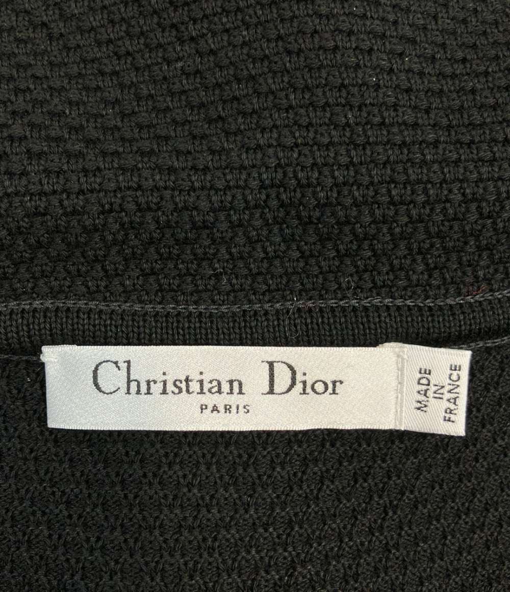 美品 Christian Dior ニットコート 1C24801GM528 レディース SIZE 36 (S) クリスチャンディオール