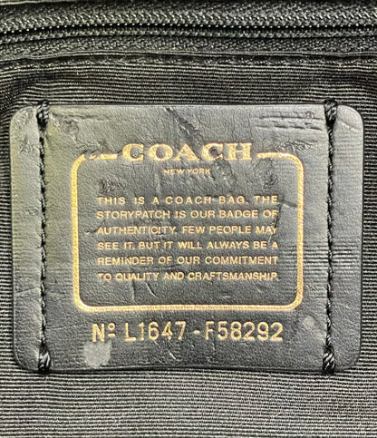 COACH トートバッグ ショルダーバッグ 肩掛け シグネチャー F58292 レディース コーチ