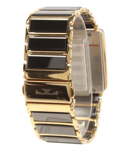 TECHNOS 腕時計 クオーツ ブラック T9137 メンズ テクノス